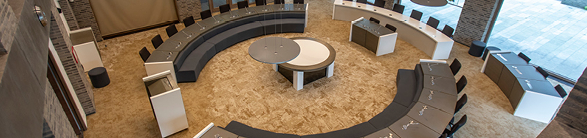 Raadszaal gemeente Stein